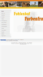 Mobile Screenshot of fohlenhof-farbenfroh.de